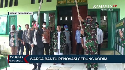Warga Bantu Renovasi Gedung Kodim