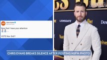 Chris Evans Breaks His Silence After Accidentally Sharing That Private Photo