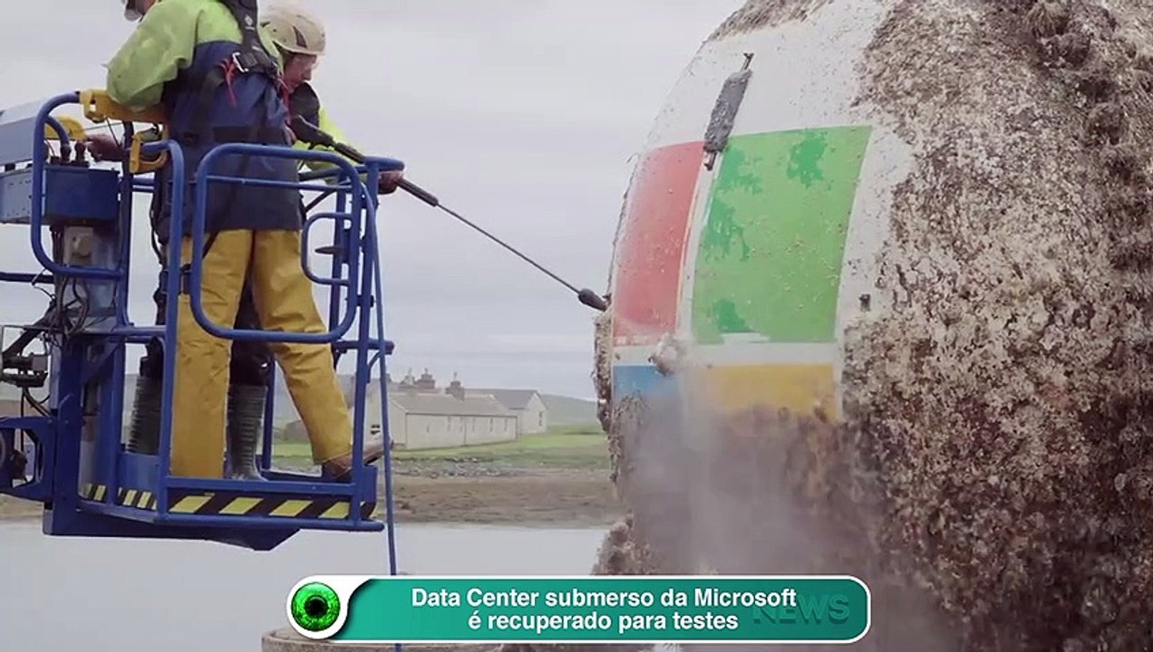 Data Center submerso da Microsoft é recuperado para testes