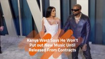 Kanye Puts His Foot Down