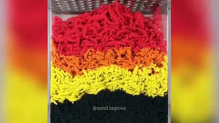 Very Satisfying and Relaxing Compilation 159 Kinetic Sand ASMR