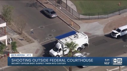 Shooting outside federal courthouse in Phoenix
