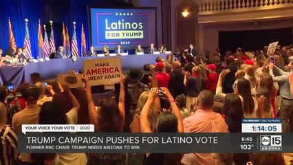 Trump campaign pushes for Latino vote