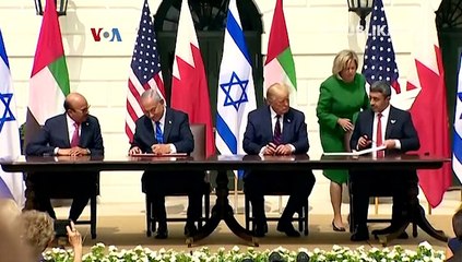 Bahrain dan UEA melakukan normaslisasi hubungan dengan Israel