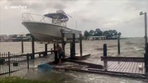 Storm surge intensifies in Alabama as Hurricane Sally inches closer to Gulf Coast