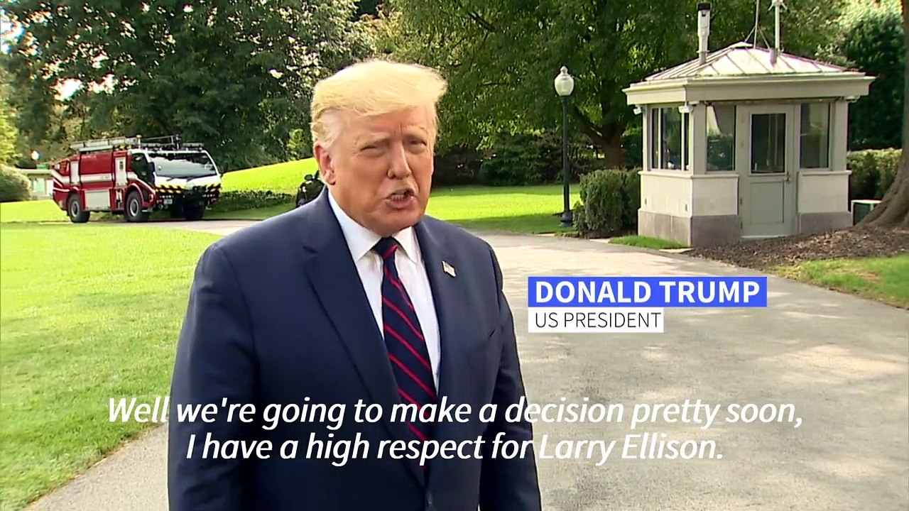 Trump says Oracle 'very close' to TikTok deal