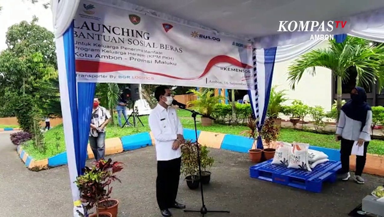 Launching Penyaluran Bantuan Sosial Beras