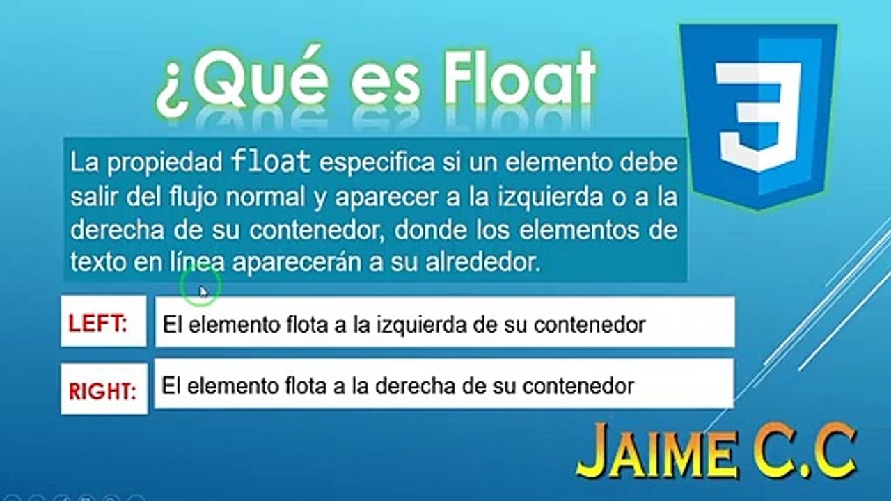 FLOAT CSS