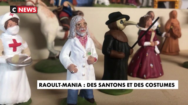 Raoult-mania : des santons et des costumes à l'image du professeur marseillais