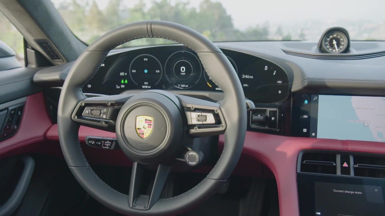 Neuer Porsche Taycan 4S - Interieur Design