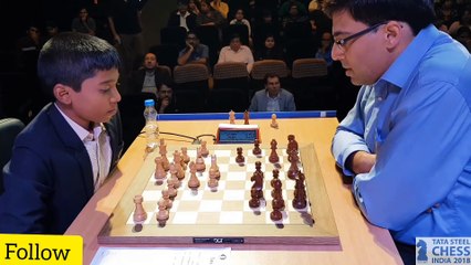 V anad vs R Praggnanandhaa || tata steel || blitz match