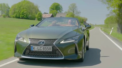 2020 Lexus LC Convertible Driving Video