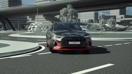 The new Audi e-tron S Sportback - Mounting position and general overview - twin motor