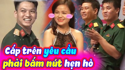 Thấy Cô Gái Xinh Đẹp Cấp Trên Yêu Cầu Chàng Trung Uy Phải Bấm Nút Hẹn Hò | BMHH Tập 280