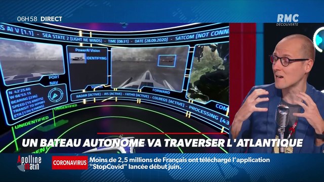 La chronique d'Anthony Morel : Un bateau autonome va traverser l'Atlantique - 16/09