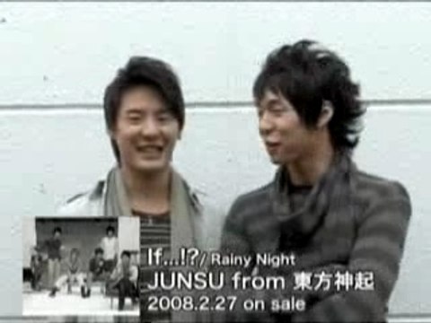 080219 Junsu Rainy Night & If comment