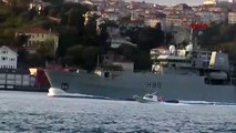 İngiliz araştırma gemisi İstanbul Boğazı’ndan geçti