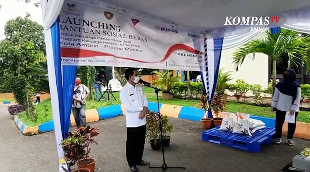 Launching Penyaluran Bantuan Sosial Beras