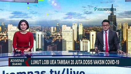 Luhut Lobi Uni Emirate Arab Tambah 20 Juta Vaksin Covid-19