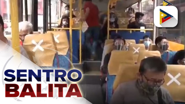 Palasyo: Pangulong #Duterte, iaanunsyo ang desisyon ukol sa reduced physical distancing sa public transportation
