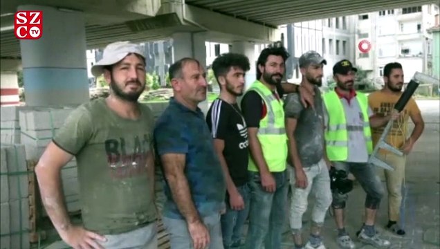 İnşaat işçileri defile yaparsa...