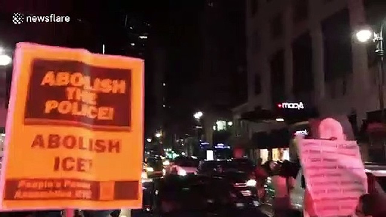 Black Lives Matter supporters protest against killing of Daniel Prude in Rochester, New York