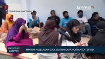 Tuntut Kejelasan Gaji, Buruh Datangi Kantor DPRD Kabupaten Pekalongan