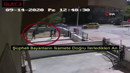 Evden para kasasını çaldılar kameralara yakalandılar