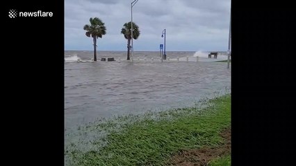 New Orleans coast flooded as Hurricane Sally approaches US