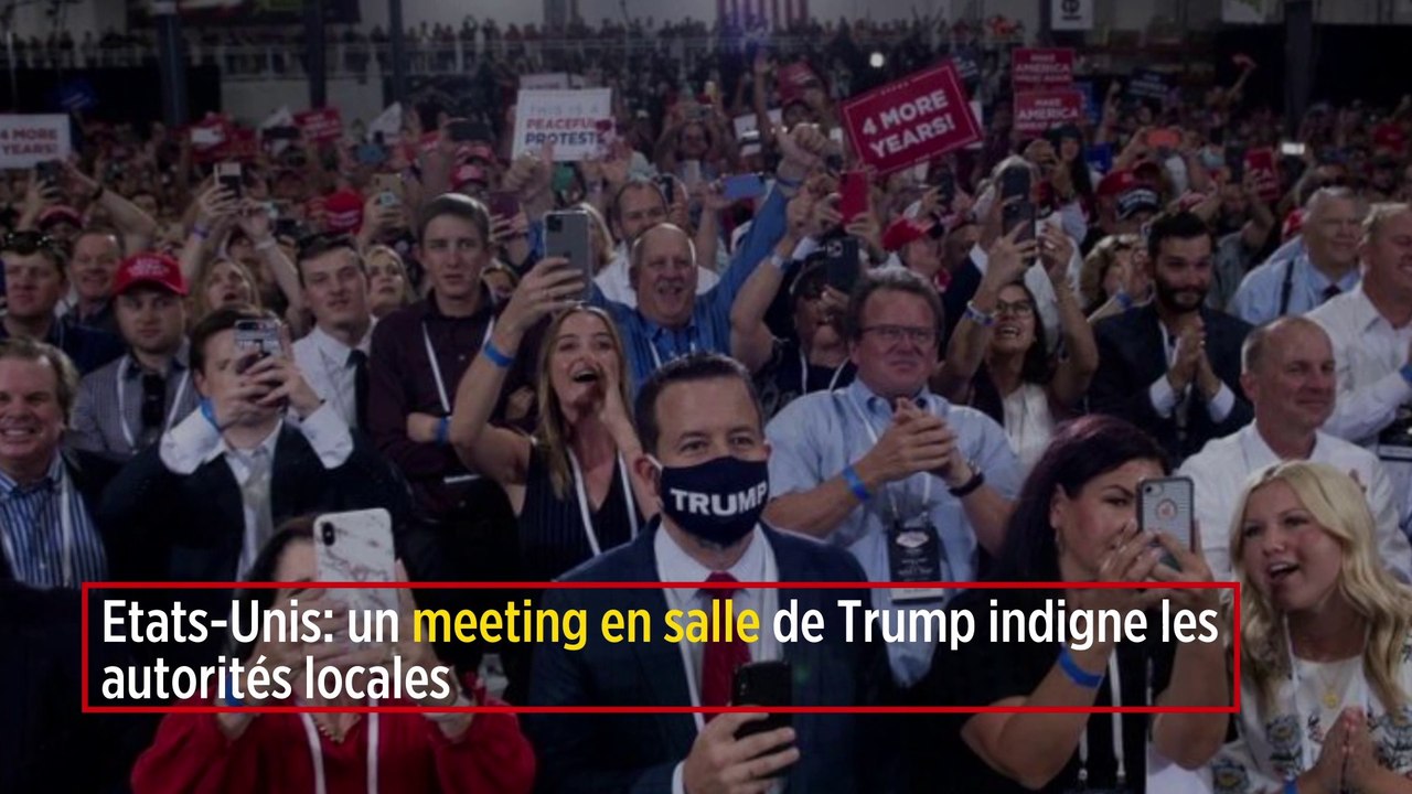 Etats-Unis: un meeting en salle de Trump indigne les autorités locales