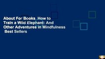 About For Books  How to Train a Wild Elephant: And Other Adventures in Mindfulness  Best Sellers