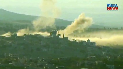 İdlib'in güneyi rejim güçlerince bombalanıyor