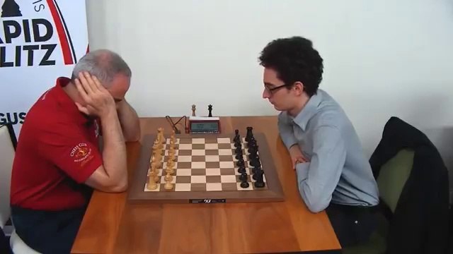 Garry Kasparov x Fabiano Caruana 2017 Blitz