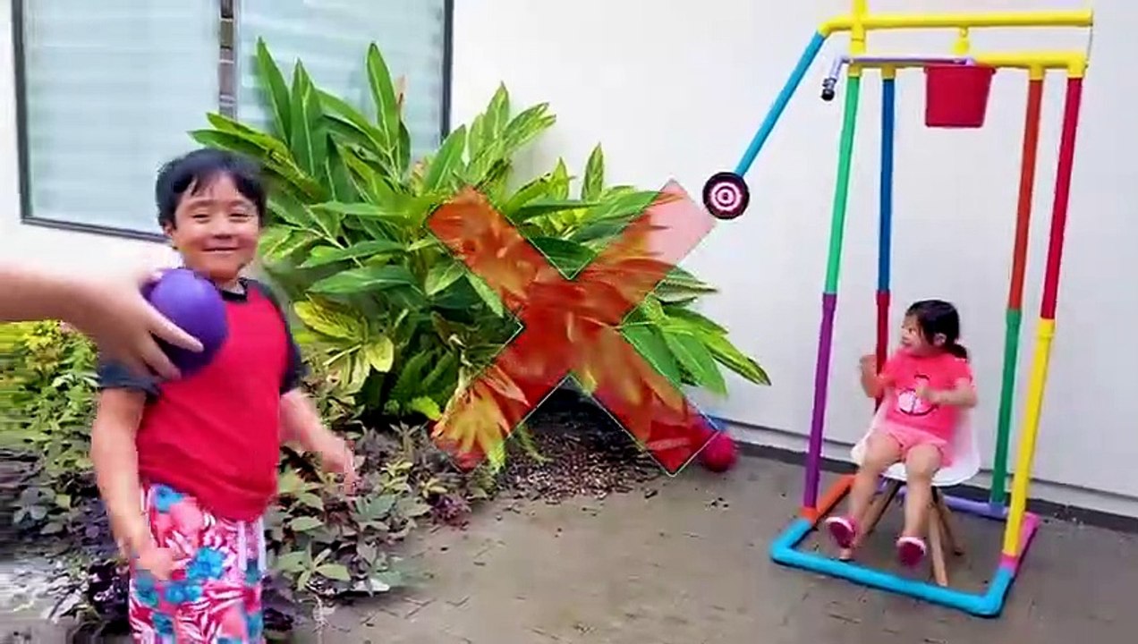 Dunk Tank Challenge Kids vs Parents Family Fun Activities!