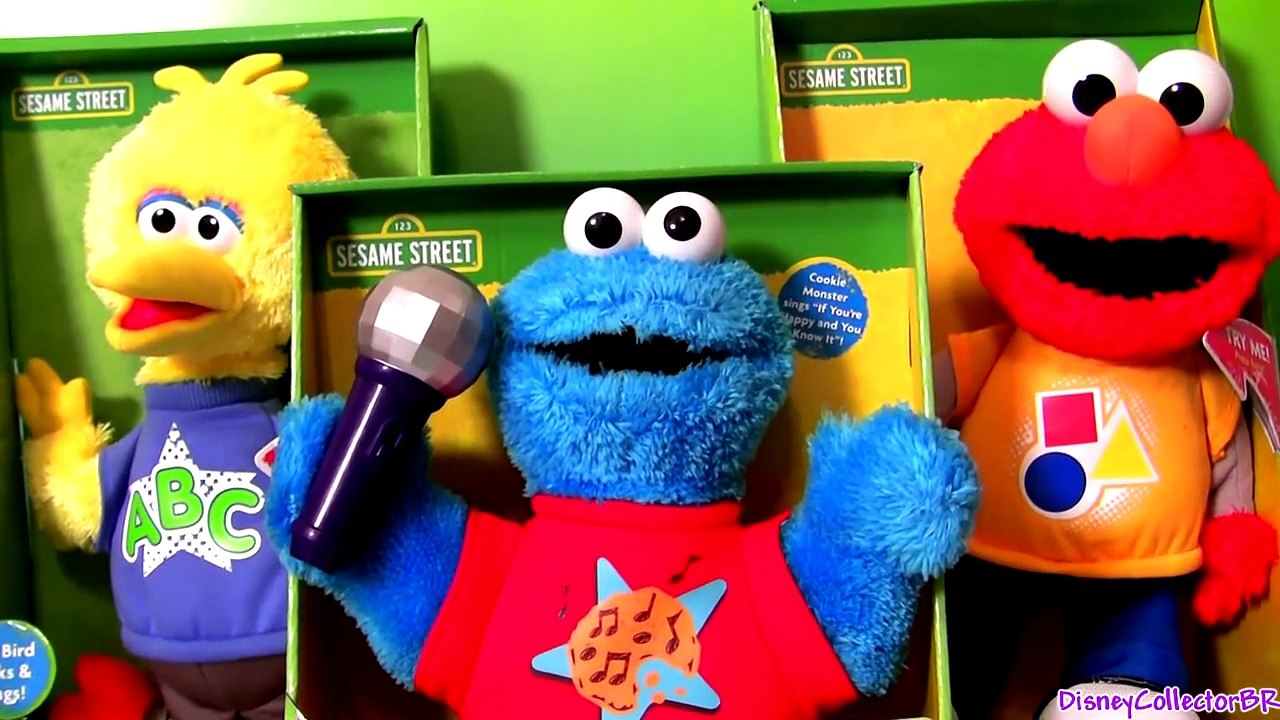 DJ Cookie Monster & Big Bird Singing ABCs Alphabet Song Nursery Rhymes
