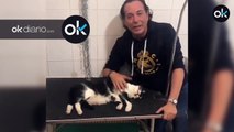 Pipi Estrada se graba con su gato recién fallecido