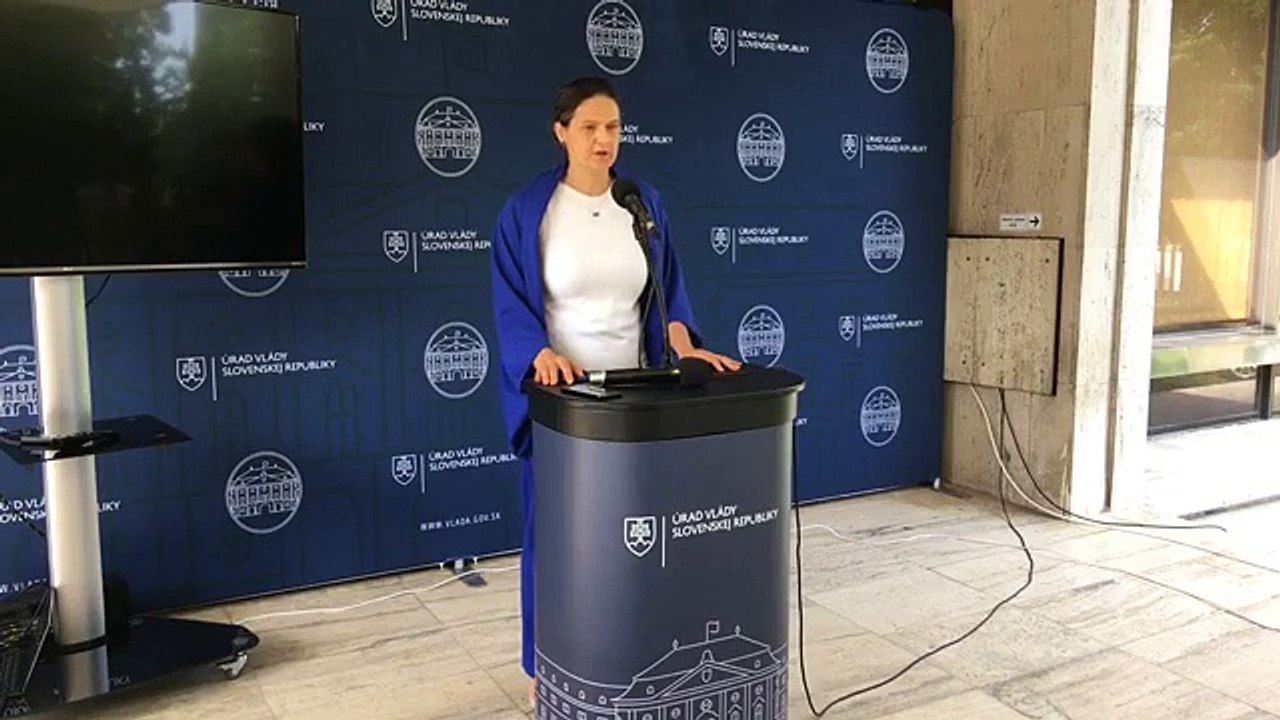 ZÁZNAM: Brífing ministerky spravodlivosti M. Kolíkovej