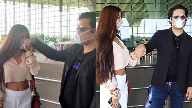 Poonam Pandey शादी के बाद पहली बार Husband Sam Bombay के साथ यूं आईं नजर; Watch Video | Boldsky