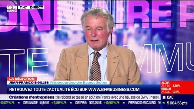Sélection BFM Patrimoine: La performance du portefeuille en baisse de 4% - 16/09