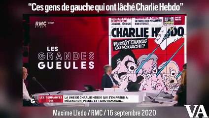Maxime Lledo tance “ces gens de gauche qui ont abandonné Charlie Hebdo”