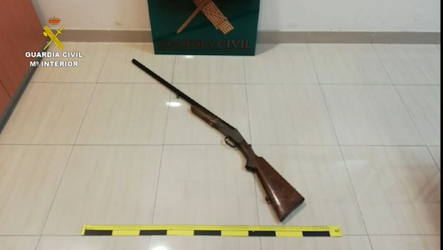 La GC detiene a tres personas por tenencia ilícita de armas y lesiones con arma de fuego