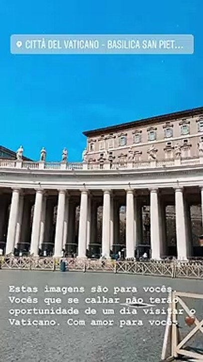 Rita Pereira no Vaticano