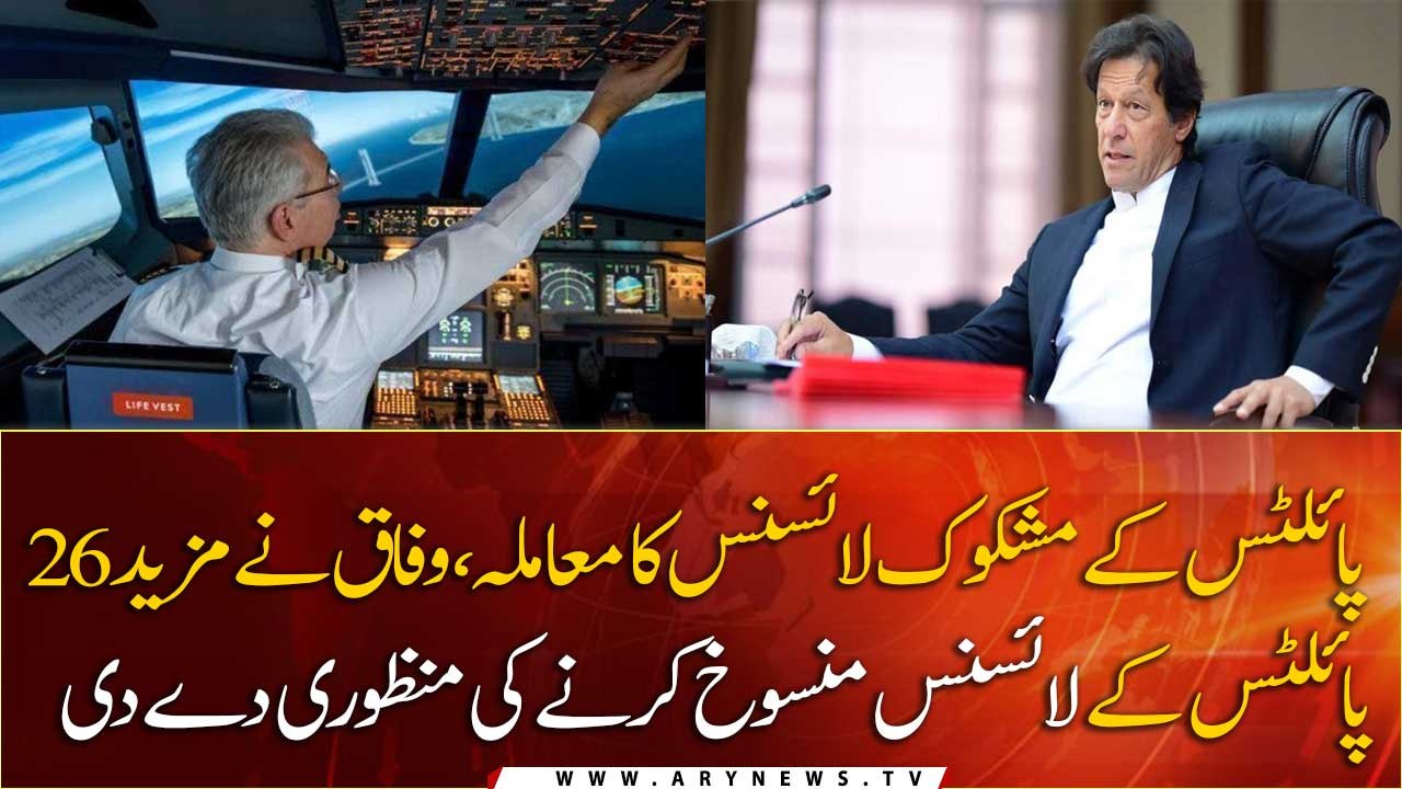 Suspicious Pilots licenses Case: Federal Cabinet approved the revocation of more 26 pilots licenses