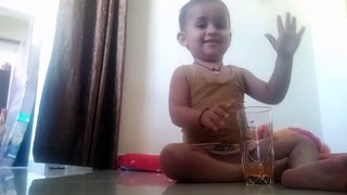 I love you Rasna | cute baby drinking rasna