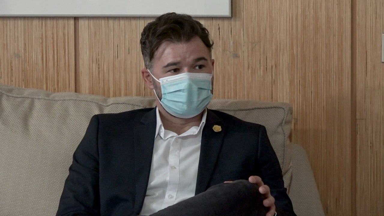 Rufián e Iglesias se reúnen para hablar del nuevo curso político y los Presupuestos