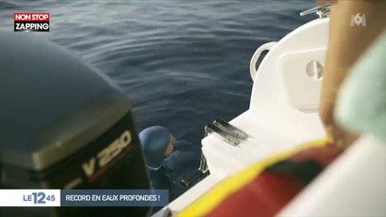 Apnée : le Français Arnaud Jérald établit un nouveau record du monde (vidéo)