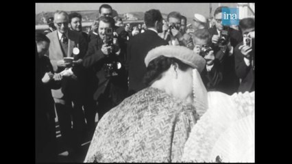 Visite du général de Gaulle, président de la République, dans le Pas-de-Calais, 24 septembre 1959 : Marquise, Calais, Usine des Filés de Calais, Ardres, St-Omer, St-Pol-sur-Ternoise