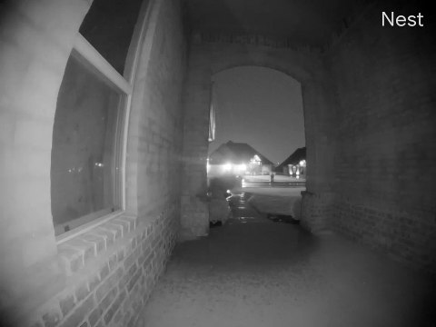 Doorbell Captures House Struck by Lightning