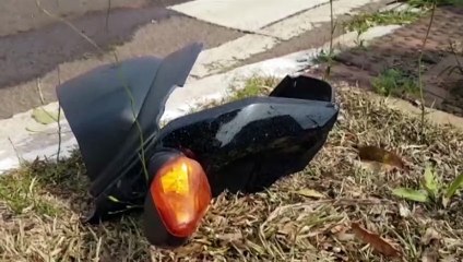 Carro e moto batem de frente na Rua Paraná, no São Cristóvão