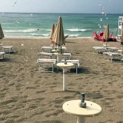 Maltempo in Puglia, temporale a Gallipoli: le immagini dalla spiaggia